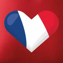 Francúzska vlajka srdca