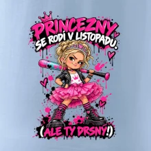 Princezny se rodí v listopadu drsná punková holčička