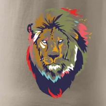 Hlava leva kreslená jednoduchá