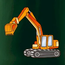 Bager bez nápisu oranžový