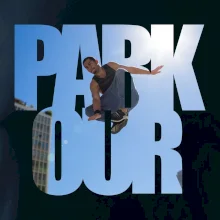 Parkour nápis nebo