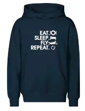 Eat sleep fly repeat
