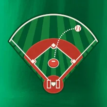 Baseballové hřiště z ptačí perspektivy