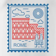 Rím známka jednoduchá Rím známka jednoduchá