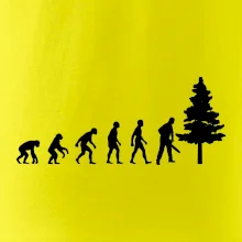 Evolúcia drevorubač - píla a strom