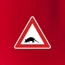 Dopravná značka - krysa