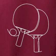 Rakety na stolný tenis jedným ťahom Rakety na stolný tenis jedným ťahom