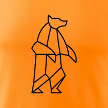 Geometria ľadový medveď stojaci