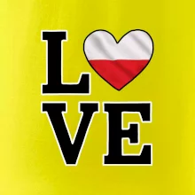 Love Poľská vlajka