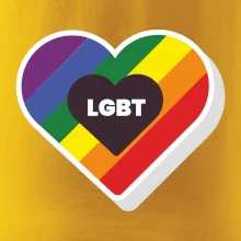LGBT srdce dúhové