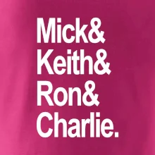 Mick Keith Ron Charlie