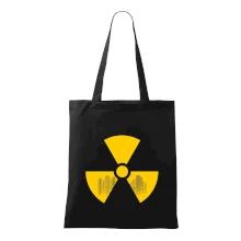 Rádioaktivita - silueta mesta