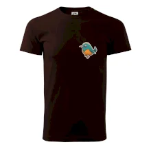 Vtáčik kreslený na prsníku