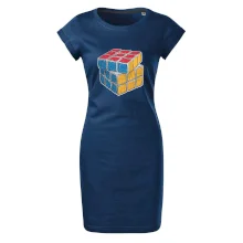 Rubikova kocka kreslená