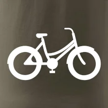 Obrázok kolesa na prsníku mestský bicykel