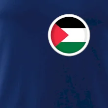 Palestína vlajka prsník