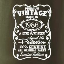 Vintage Etiketa - 1986