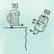 Pivo narodeniny - útes 70 rokov