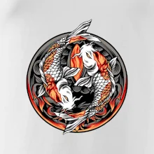 Yin & Yang Koi kapor - oranžový Yin & Yang Koi kapor - oranžový