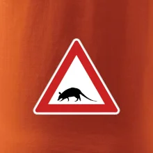 Dopravná značka - krysa Dopravná značka - krysa