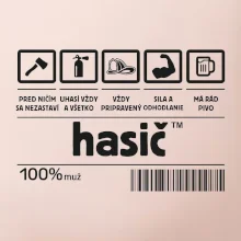 Čiarový kód - Hasič / hasička
