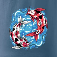 Yin & Yang Koi kapor - červený