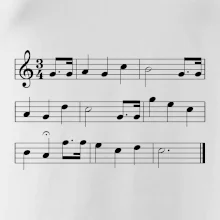 Veľa šťastia zdravia - noty