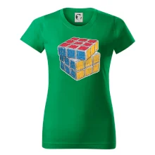 Rubikova kocka kreslená