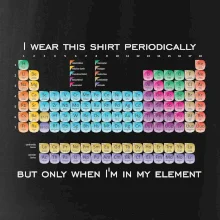 I wear this shirt periodically but only when I'm in my element