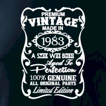 Vintage Etiketa - 1983