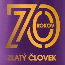 70 rokov zlatý človek