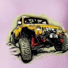 Žltý offroad s navijakom