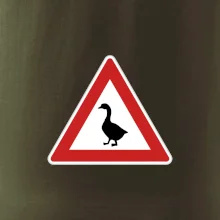 Dopravná značka - Pozor hus