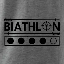 Biathlon terč a hůlky
