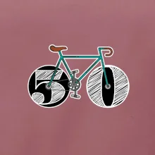 Narodeniny 50 rokov na bicykli