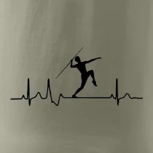 EKG hod oštepom muž