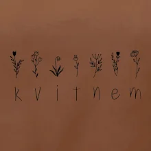 Kvitnem - Nápis s kvetinami