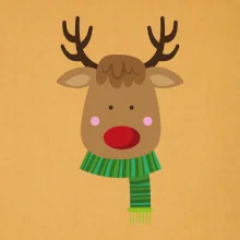 Jeleň so šálom Jeleň so šálom