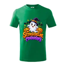 Strašidelne rozkošný duch s tekvicami
