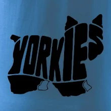 Yorkšírský teriér - Yorkie - Nápis v tele