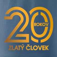 20 rokov zlatý človek