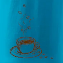 Hrnček plný čerstvej kávy