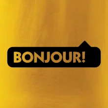 Nápis Bonjour Nápis Bonjour