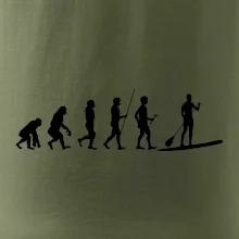 Evoluce paddleboard muž