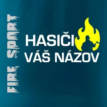 Hasiči - Váš názov - FLUO + Reflexná potlač