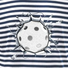 Florbal lopta v triku