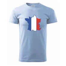 Francúzska vlajka mapa obrys Francúzska vlajka mapa obrys