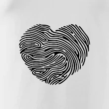 Odtlačok prsta srdce