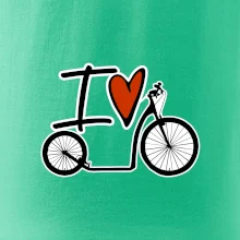 I love kolobežka veľké a malé koleso I love kolobežka veľké a malé koleso