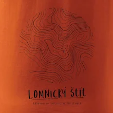 Lomnický štít - vrstevnice v kruhu
